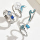 💍Adjustable Tail Ring Marine Jewelry✨🌊