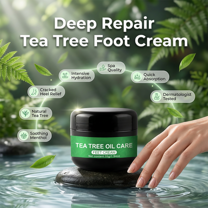 Naturalny olejek z drzewa herbacianego do pielęgnacji stóp 🦶🌿💧