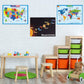 🗺️📚 Edukacyjny plakat dla dzieci – Świat i Układ Słoneczny – 60x45 cm, kolorowy i dydaktyczny, teraz 50% zniżki!