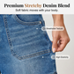 🩳 50% ZNIŻKI TERAZ! 👖 Bermudy i dżinsowe spodenki dla kobiet – elastyczne i wygodne – idealne na lato – średni stan i kieszenie 🌸
