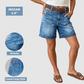 🩳 50% ZNIŻKI TERAZ! 👖 Bermudy i dżinsowe spodenki dla kobiet – elastyczne i wygodne – idealne na lato – średni stan i kieszenie 🌸