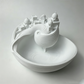 🌊🔑Niebiesko-biała, ceramiczna miseczka na klucze w stylu oceanicznym – stylowa dekoracja do każdego wnętrza✨