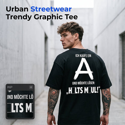 👕✨ 50% ZNIŻKI! Męska koszulka z krótkim rękawem z nadrukiem na plecach – miękka, przewiewna i stylowa – idealna na co dzień, do wypoczynku i na lato 🔥