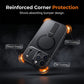 📱 −50%! 🎀 Wielofunkcyjne etui na smartfona z paskiem na rękę – TPU – wbudowana podstawka i regulowany pasek 8 mm – kompatybilne z iPhone 14/15/16/17 Pro/Max 🧲