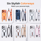 📱 −50%! 🎀 Wielofunkcyjne etui na smartfona z paskiem na rękę – TPU – wbudowana podstawka i regulowany pasek 8 mm – kompatybilne z iPhone 14/15/16/17 Pro/Max 🧲