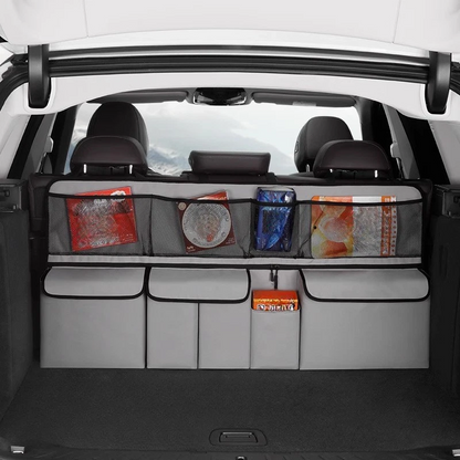 📢📢 50% ZNIŻKI!! ⏰ Torba do przechowywania w bagażniku samochodowym, wiszący organizer – duża pojemność, oszczędza miejsce i wytrzymała tkanina Oxford 🚗✨