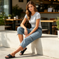 🔥🎁 Nowość – 50% ZNIŻKI! 🔥👖 Spodnie cargo typu capri z wysokim stanem – praktyczne kieszenie i luźny krój na co dzień