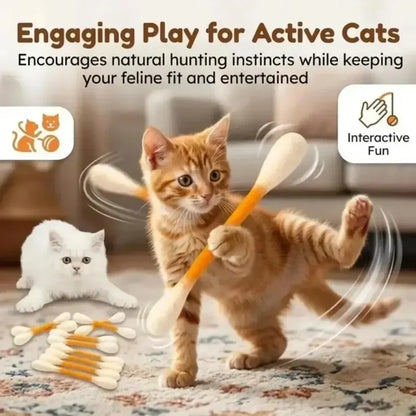 😻 Interaktywna zabawka dla kota – wacik z kocimiętką