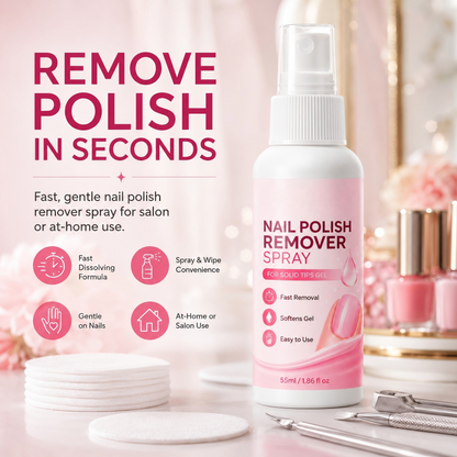 💅 50% ZNIŻKI – Spray do usuwania lakieru do paznokci, delikatny i skuteczny
