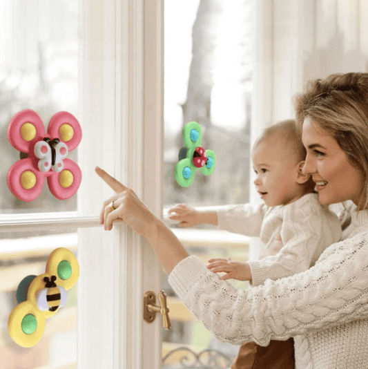 ⚡ Tylko dziś w promocji! 🧸 Przyssawka spinner do zabawy i rozrywki