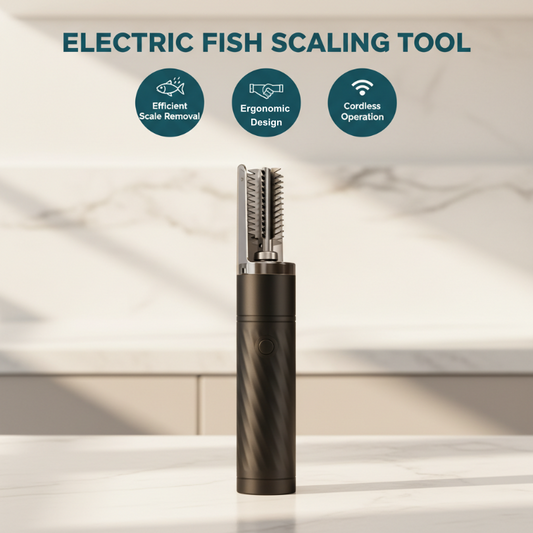 🐟 TERAZ 50% TANIEJ! ⚡ Akumulatorowy skrobak do ryb – szybkie usuwanie łusek, delikatny dla skóry ryby i wodoodporny – obsługa jednym przyciskiem i antypoślizgowy uchwyt 🔪