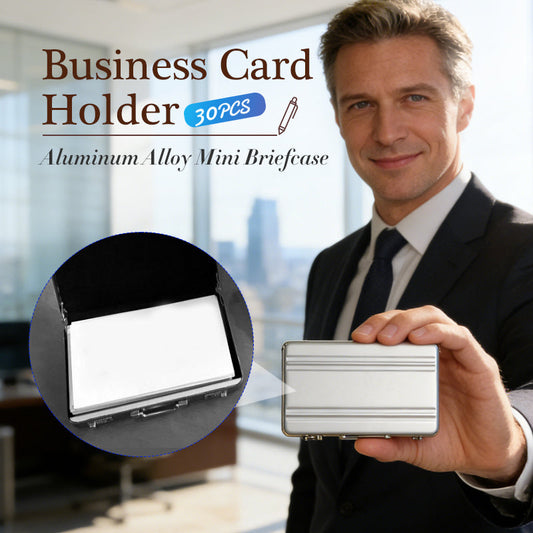 💼🛡️ Mini, antykradzieżowa walizeczka na wizytówki z aluminium – bezpieczeństwo i elegancja dla Twoich kontaktów! ✨🔑