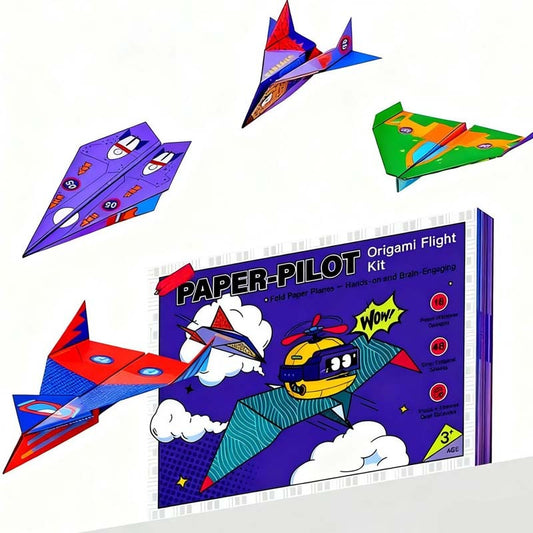 📢📢 50% ZNIŻKI !! ⏰ Kreatywny zestaw do składania papierowych samolotów dla dzieci ✈️🎨