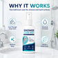 🚿✨Szybko usuwa kamień z prysznica - rozpuszcza uporczywe osady mineralne i plamy z twardej wody🧼💪