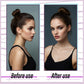 🧶 50% ZNIŻKI TERAZ! 💇‍♀️✨ Gumka do włosów typu messy bun – natychmiastowa objętość, naturalny wygląd i wygodne dopasowanie – idealna na co dzień, na imprezy i do treningu.