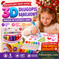 🔮Magiczne pióro – rysuj w 3D jednym pociągnięciem!🎄 Zrób to sam: pióra do rysowania z motywem bąbelkowego popcornu