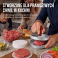 🍔 Prasa do burgerów z drewnianą rączką – profesjonalne burgery w domowym zaciszu!