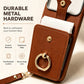 🎉 TYLKO PRZEZ OGRANICZONY CZAS – 50% ZNIŻKI! 📱 Etui magnetyczne na telefon z pierścieniem (ring stand) – funkcja crossbody, odpinany pasek, smukła konstrukcja i wysokiej jakości skóra PU ✨