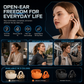 🎧👂 Słuchawki Open‑Ear na klips | Bluetooth 5.4, dźwięk kierunkowy i ENC do muzyki i rozmów | Odporne na zachlapania IPX4 ✨