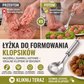 🥄 Stalowa łyżka do formowania klopsików – równomierne pierogi, trwałe ⚡