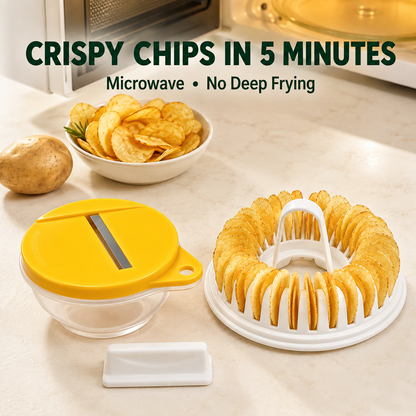 🥔 50% ZNIŻKI TERAZ! 🍟 Mikrofalowa maszyna do domowych chipsów ziemniaczanych – beztłuszczowe, chrupiące i zdrowe – idealne do domowych przekąsek! 🥗✨