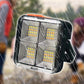 ☀️ Przenośna lampa robocza solarna z 4 trybami oświetlenia – światło tam, gdzie go potrzebujesz! 🔧💡✨