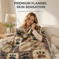 🐾 50% ZNIŻKI – TYLKO PRZEZ OGRANICZONY CZAS! ✨ Uroczy koc flanelowy z łapkami – przytulny, ciepły, piękna dekoracja domu 🛋️💗