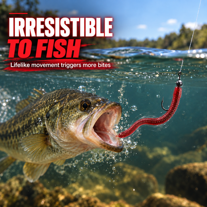 🐟 Brak brań? Te miękkie robaki wędkarskie robią robotę! – przynęty z soft plastiku z realistycznym ruchem – idealne na drapieżniki i wody słodkie 🎣🔥