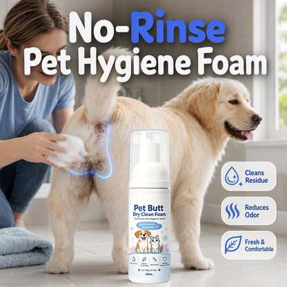 🐾 Pianka do czyszczenia okolic odbytu – 50% ZNIŻKI! OFERTA LIMITOWANA!🐶 Bez spłukiwania, dla psów i kotów – delikatnie usuwa zabrudzenia i neutralizuje zapachy. 🐱Szybka, higieniczna i wygodna pielęgnacja! ✨