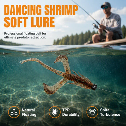 🎣 50% ZNIŻKI – TYLKO PRZEZ OGRANICZONY CZAS! 🦐 Realistyczne pływające przynęty w kształcie krewetek – zestaw 8 szt., naturalna akcja w wodzie ✨