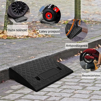 🥳 HIT WYPRZEDAŻY 2026 – 50K+ sprzedanych! 🚗🦽 Przenośna rampa najazdowa – antypoślizgowa, PVC, 50% taniej! 🛡️💪