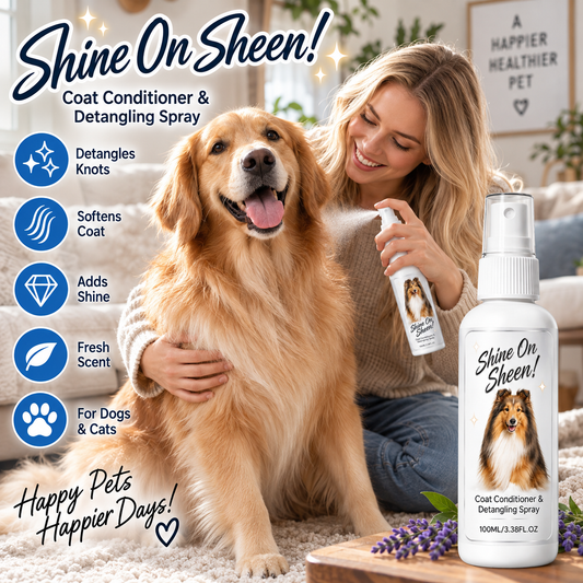 🐾✨ Rozplątujący i pielęgnujący spray do sierści zwierząt – idealny dla psów i kotów, bez spłukiwania i łatwy w użyciu 🧴