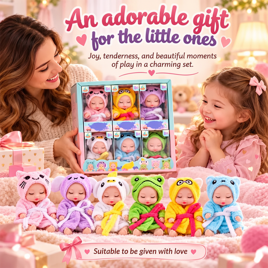 🔥 Oferta ograniczona czasowo! 🧸 Mini lalki reborn – realistyczne i urocze, wzruszający prezent dla miłośników lalek i kolekcjonerów 👼🎁