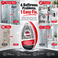 🚽 Kup 2 – zyskaj 1 gratis! ✨ Zestaw szczotek do czyszczenia łazienki – ergonomiczny uchwyt i gęste włosie do bezwysiłkowego czyszczenia fug 🧽✨