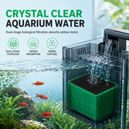 🐠 50% RABATU TERAZ! ✨ Filtr z węglem aktywnym do akwarium – krystalicznie czysta woda, bezzapachowe oczyszczanie i wielowarstwowa ochrona – idealny dla wrażliwych ryb i roślin 💧