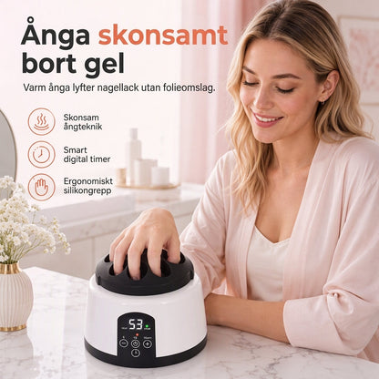 🔥 50% ZNIŻKI! 💅✨ Elektryczny parowy zmywacz do paznokci, 36 W – praktyczny do usuwania żelu i akrylu podczas manicure 💖