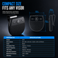 SP11 Samochodowy głośnik Bluetooth na osłonę przeciwsłoneczną, zestaw głośnomówiący z automatycznym włączaniem aktywowanym wibracją, obsługą A2DP i głosowym powiadamianiem o numerze dzwoniącego