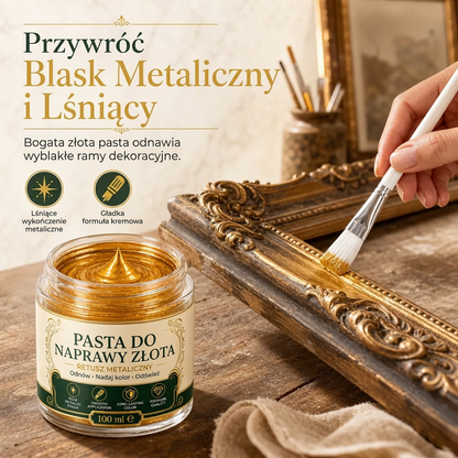 Przywróć Złoty Blask Natychmiast! Metaliczna Złota Paste do Renowacji i Naprawy