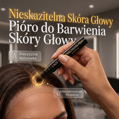 🥳 GORĄCA WYPRZEDAŻ 2026 🥳 💞 PONAD 50 000 SPRZEDANYCH! 🖊️💇 50% ZNIŻKI!  Profesjonalny pisak do precyzyjnego krycia siatki peruki – rozpuszcza węzły, maskuje siatkę i szybko schnie. Naturalne dopasowanie do skóry głowy dla bezbłędnego montażu peruki! 🛡️✅