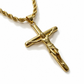 ✝️ 50% ZNIŻKI! ✨ Uniwersalny naszyjnik z krzyżem i portretem – pozłacany 18K, rzeźbiony relief, cyrkonie AAA+, hipoalergiczny. 4 style łańcuszka do wyboru 💎