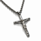 ✝️ 50% ZNIŻKI! ✨ Uniwersalny naszyjnik z krzyżem i portretem – pozłacany 18K, rzeźbiony relief, cyrkonie AAA+, hipoalergiczny. 4 style łańcuszka do wyboru 💎