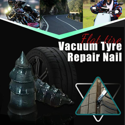 [Snabb däckreparation] Vakuumreparation av bildäck med gummispikar